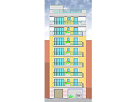 8storey Appartment Building in Peiraeus, Kallipolis. Project Study: 2002 - Construction: 2003.